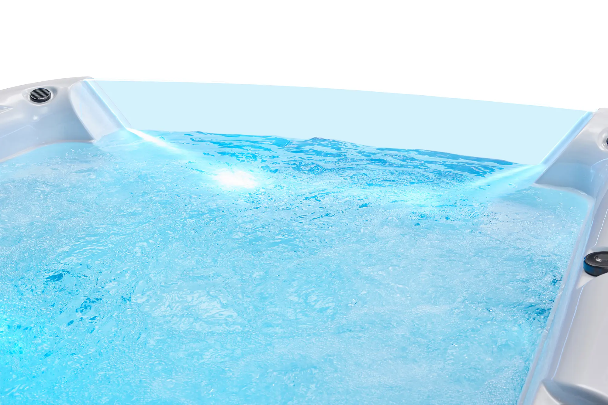 Onyx X8E 8-person all-seat hot tub with infinity edge